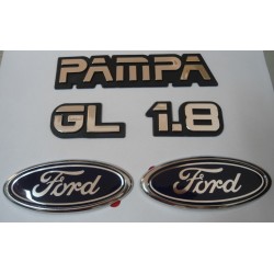 Kit Emblemas Pampa 1.8 GL 